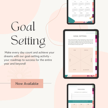 Undated Digital Self Love Life Planner