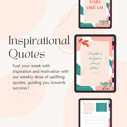 Undated Digital Self Love Life Planner